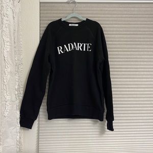 Rodarte black sweatshirt sz small